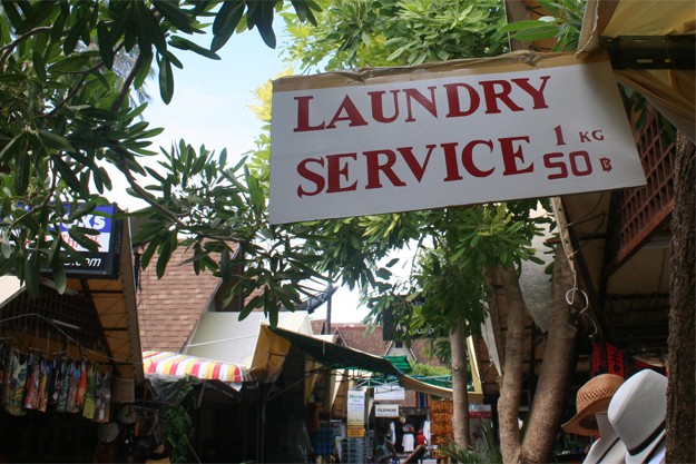 Laundry in Phi Phi